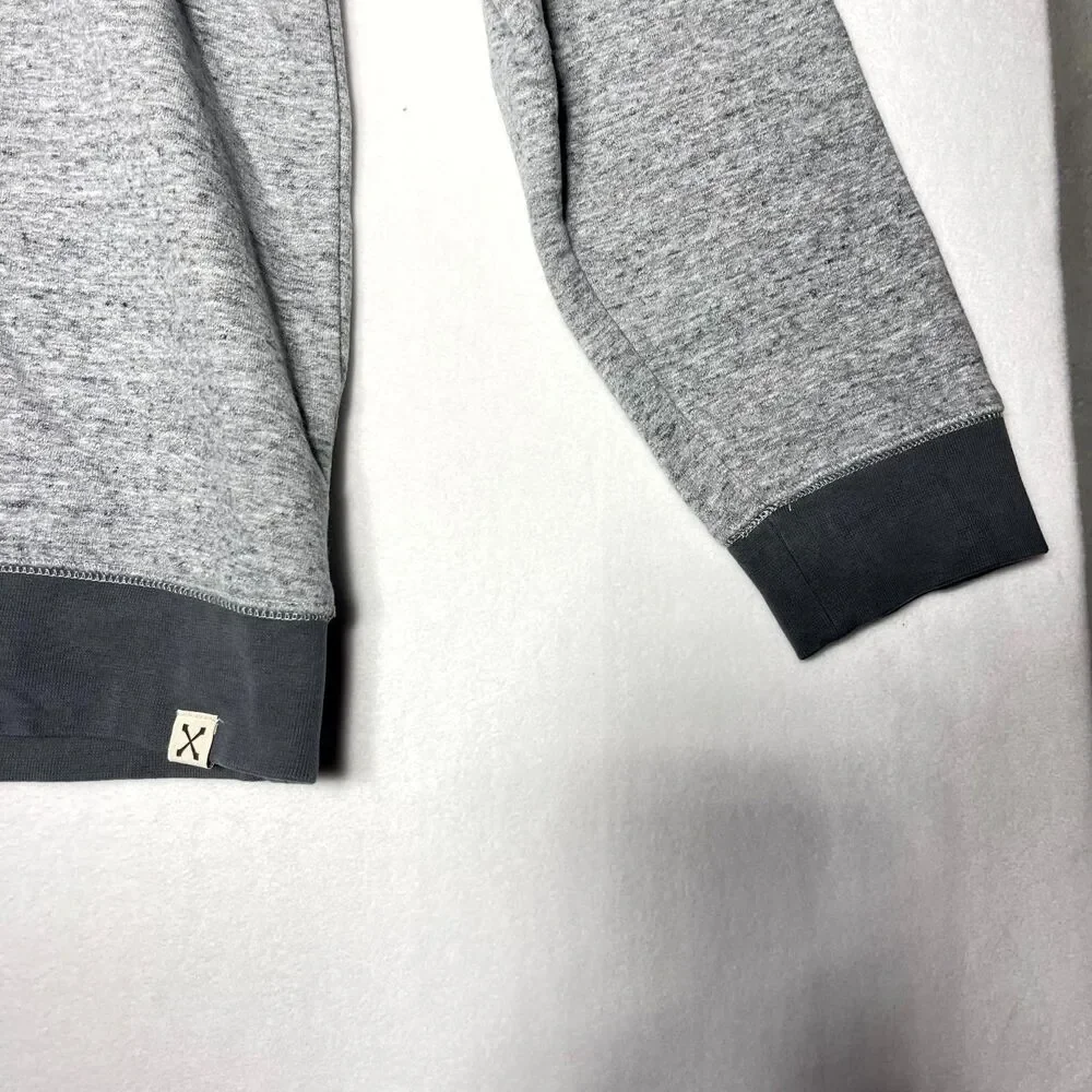 Blake Shelton x Lands' End Fleece Lined Crew Neck Sweater Gray Mens Size‎ XL